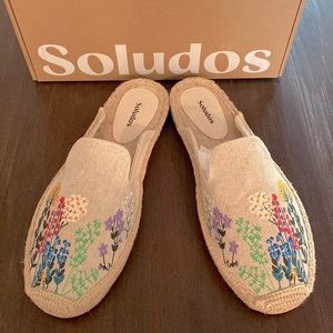 Soludos Wildflower Mules never worn